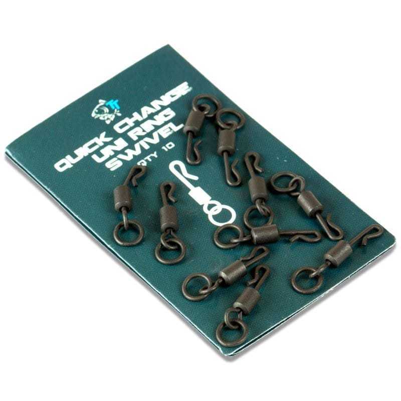 NASH - QUICK CHANGE UNI RING SWIVEL .SIZE 8 - Carpfishingbarato CHIMBOMBO