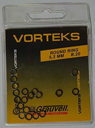 VORTEKS ROUND RING 5,3MM 20U - Carpfishingbarato CHIMBOMBO ANILLAS