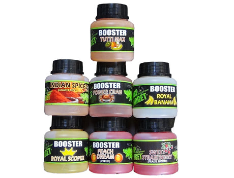 FUN FISHING CARP TARGET BOOSTER POWER CRAB 100ML - Carpfishingbarato CHIMBOMBO