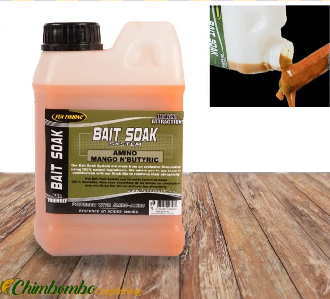 Fun Fishing Bait Soak Amino Mango N Butyric - Carpfishingbarato CHIMBOMBO