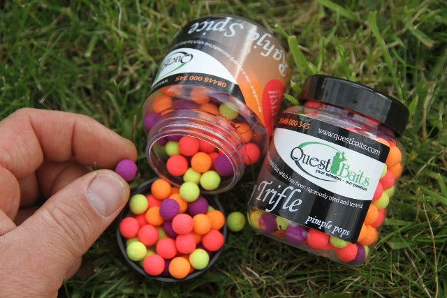 QUEST BAITS POP UP PIMPLE POPS 6/8MM - Carpfishingbarato CHIMBOMBO