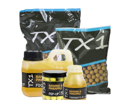 SHIMANO BAIT TX1 HOOKBAIT GLUG BANANA & PINEAPPLE DIP 200 ML - Carpfishingbarato CHIMBOMBO LIQUIDO