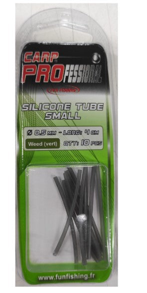 FUN FISHING SILICONE TUBE SMALL MARRON 1.0MM 4CM - Carpfishingbarato CHIMBOMBO TUBO TERMORETRACTIL