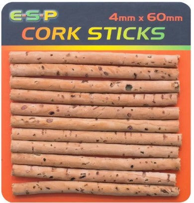 E.S.P Cork Sticks 4MMX60MM - Carpfishingbarato CHIMBOMBO EQUILIBRANTE