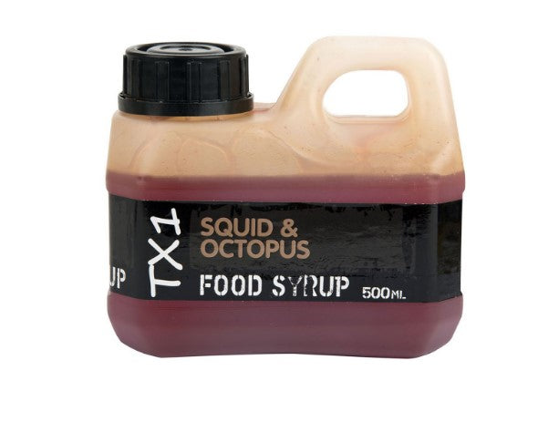 SHIMANO BAIT TX1 FOOD SYRUP SQUID & OCTOPUS ATTRACTANT 500 ML - Carpfishingbarato CHIMBOMBO LIQUIDO