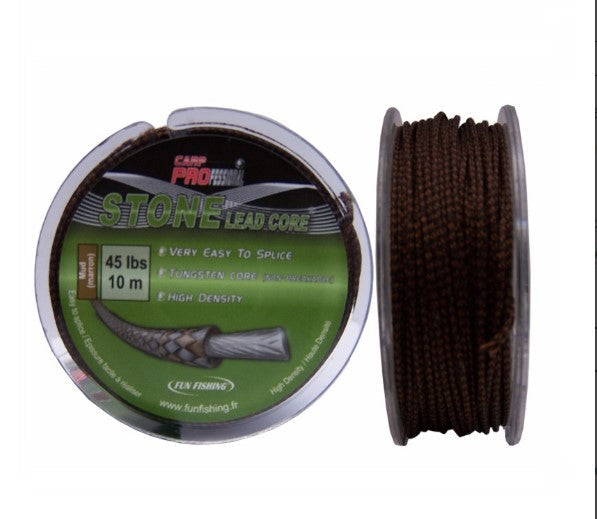 FUN FISHING STONE LEADCORE 45LB 10M - Carpfishingbarato CHIMBOMBO