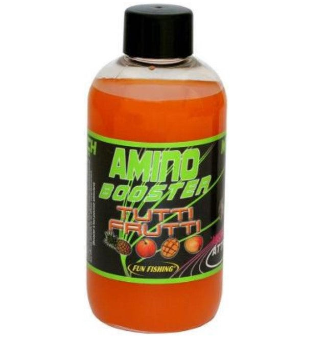 FUN FISHING AMINO BOOSTER TUTTI FRUTTI 200ML - Carpfishingbarato CHIMBOMBO