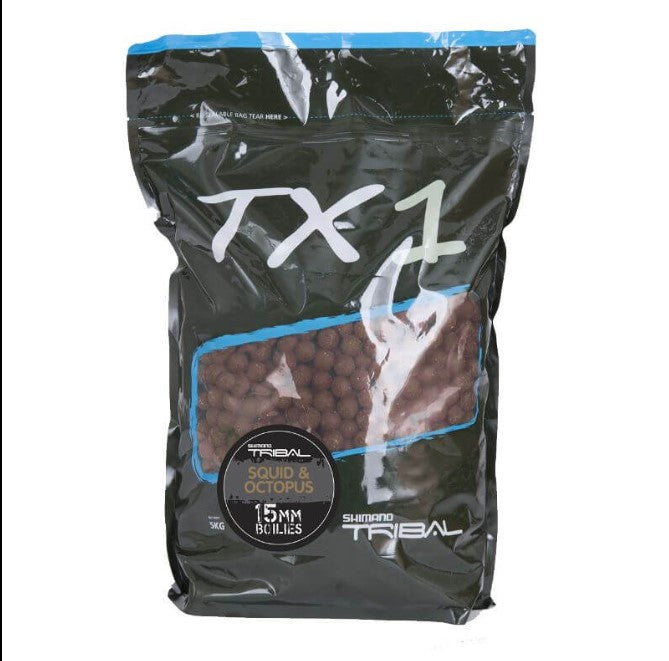 SHIMANO BAIT TX1 SQUID & OCTOPUS 20MM – 1KG PACK 3×2 - Carpfishingbarato CHIMBOMBO