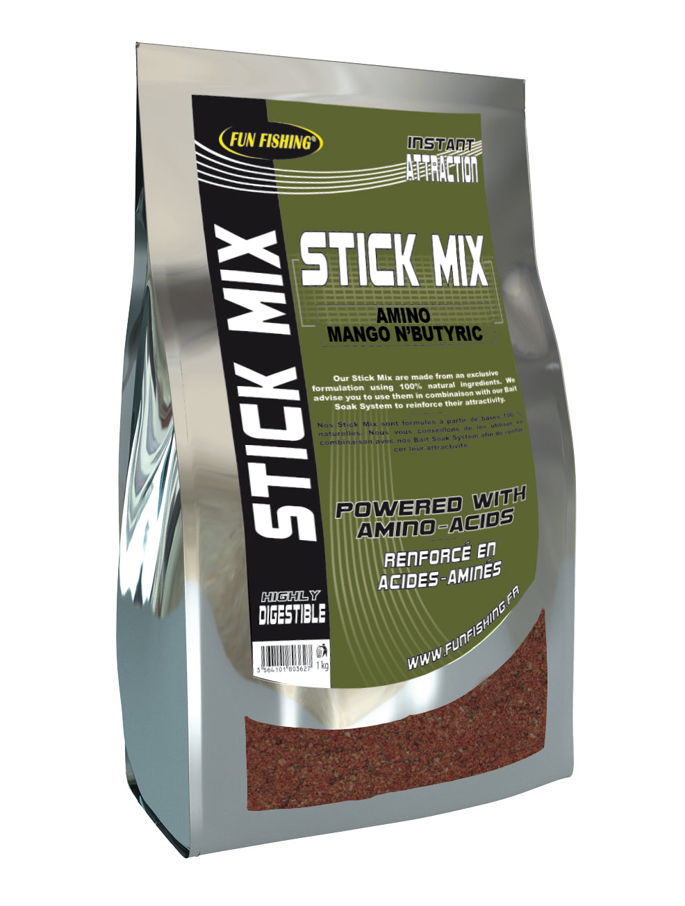 STICK MIX AMINO MANGO N BUTYRIC FUN FISHING - Carpfishingbarato CHIMBOMBO