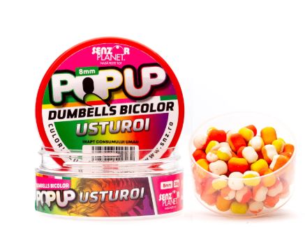 POP UP DUMBELLS BICOLOR 8MM