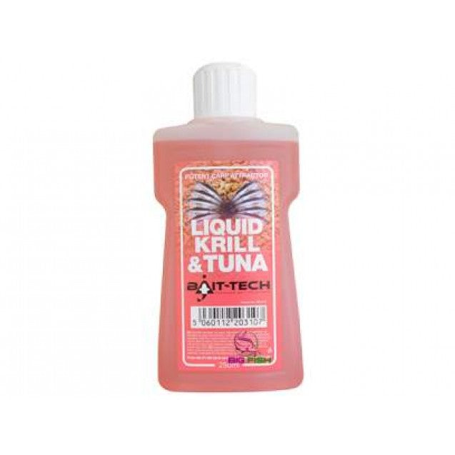 BAIT-TECH LIQUID KRILL & TUNA 250ML - Carpfishingbarato CHIMBOMBO LIQUIDO