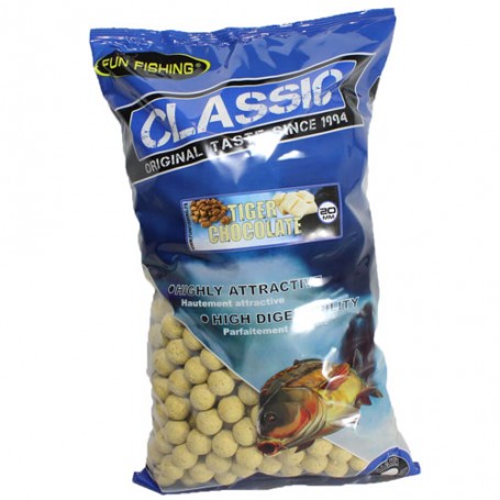 FUN FISHING CLASSIC TIGER CHOCOLATE BOILIE 15 MM - Carpfishingbarato CHIMBOMBO