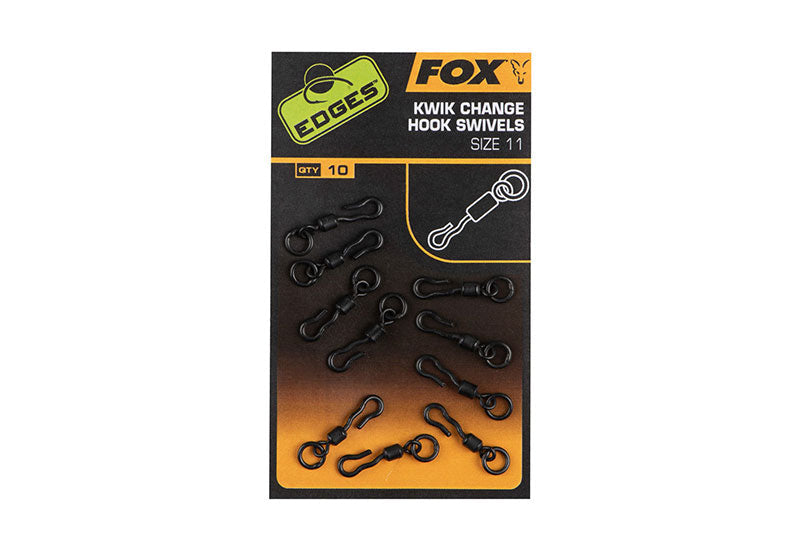 FOX KWIK CHANGE HOOK SWIVELS SIZE 11 - Carpfishingbarato CHIMBOMBO EMERILLON RAPIDO