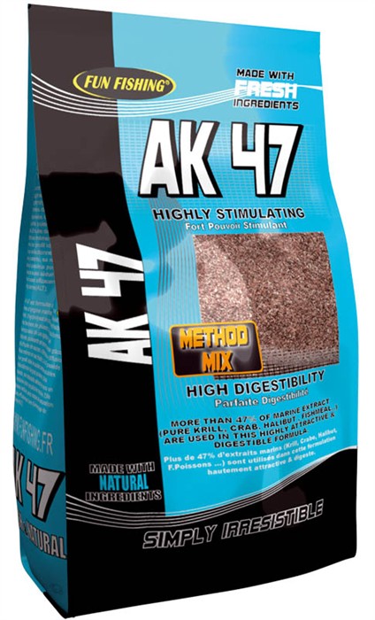 FUN FISHING METHOD MIX AK 47 2.5 KG - Carpfishingbarato CHIMBOMBO