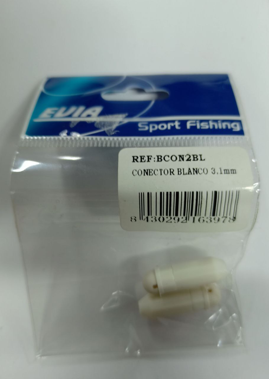 conector para elastico evia blanco