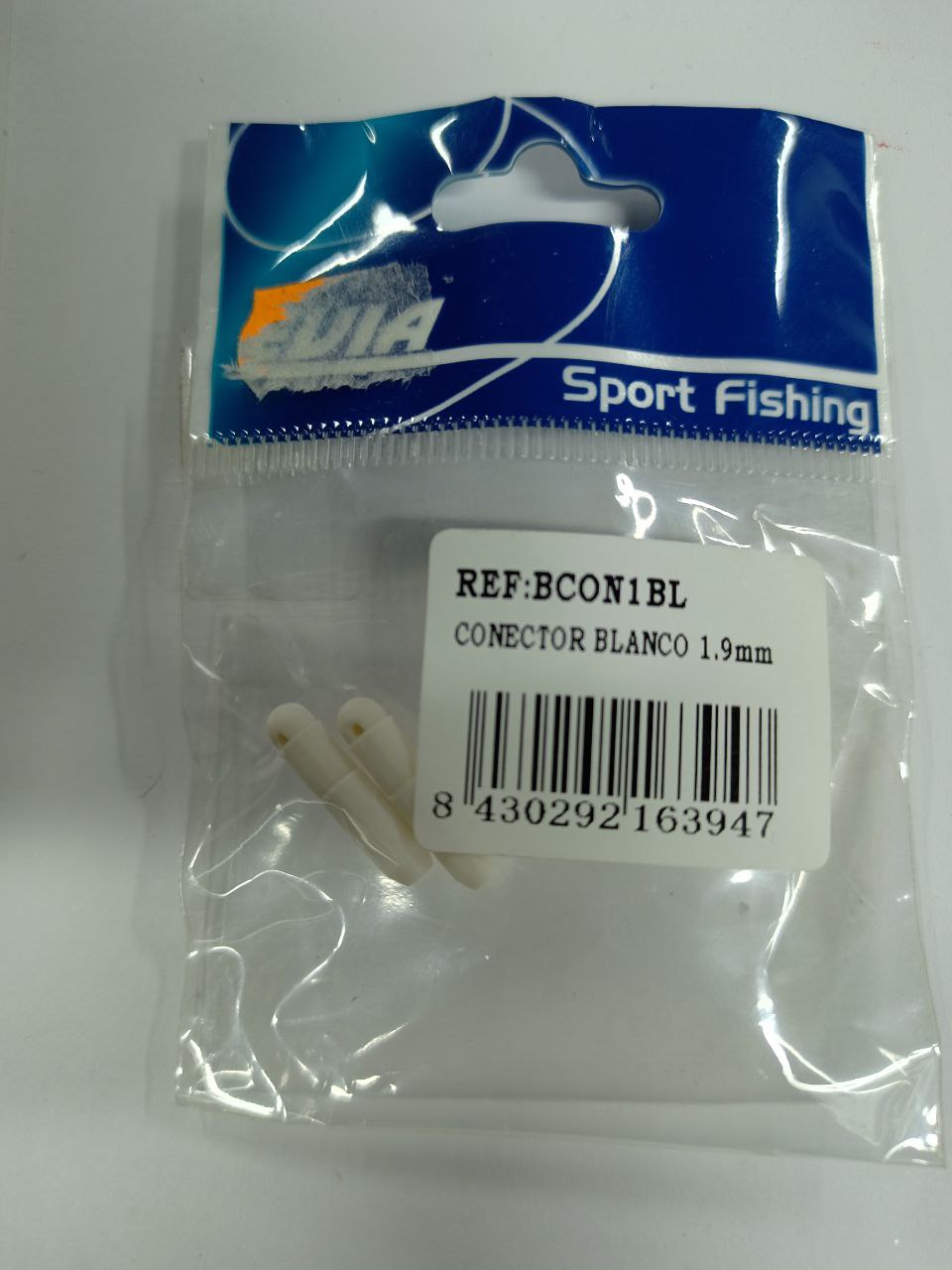 conector para elastico evia blanco
