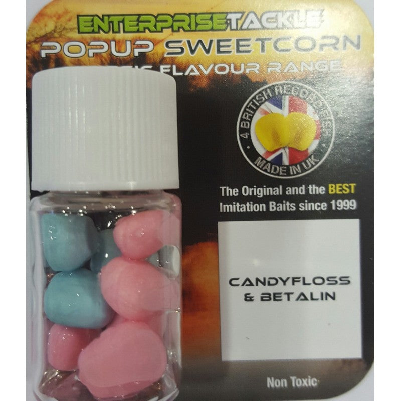 ENTERPRISE TACKLE , MAICES- CANDYFLOSS& BETALIN - Carpfishingbarato CHIMBOMBO MAIZ ARTIFICIAL