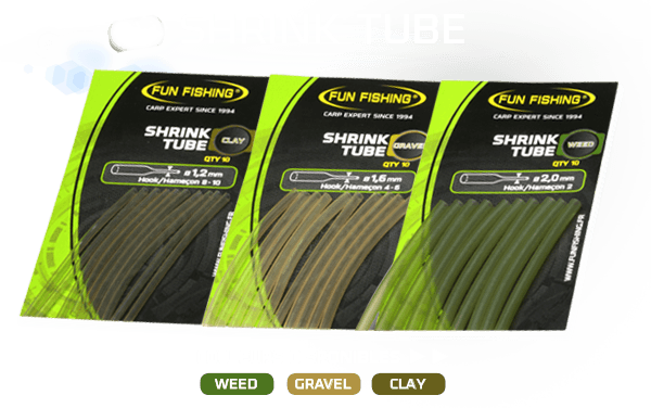 FUN FISHING SHRINK TUBE GRAVEL - Carpfishingbarato CHIMBOMBO