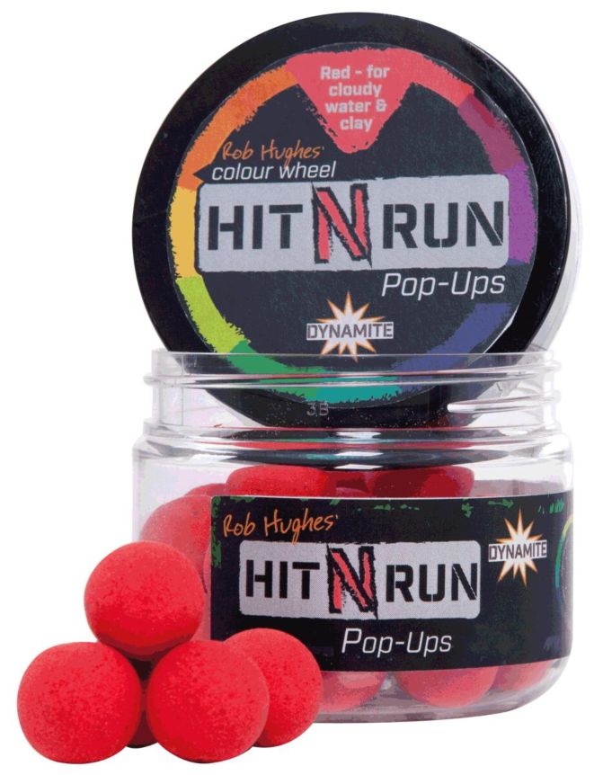 DYNAMITE HITNRUN POP UPS 12MM RED - Carpfishingbarato CHIMBOMBO POP UPS