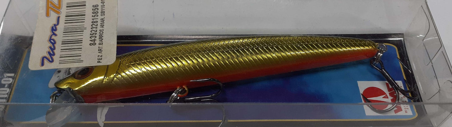 PEZ ARTIFICIAL BARROS AMARILLO - Carpfishingbarato CHIMBOMBO SEÑUELO