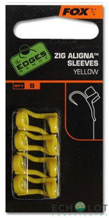 FOX ZIG ALIGNA SLEEVES FLUORO YELLOW 8 PIEZAS - Carpfishingbarato CHIMBOMBO ZIG ALIGNA