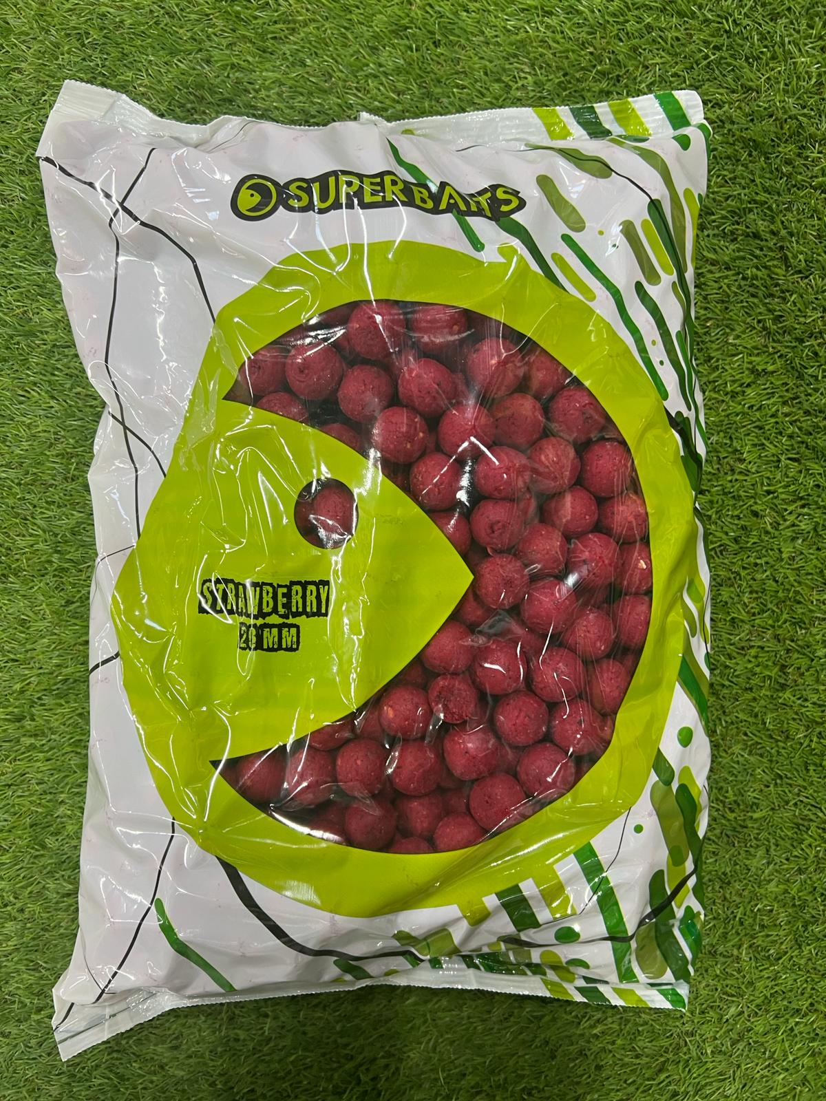 BOILIES STRAWBERRY 20MM 5KG SUPERBAITS