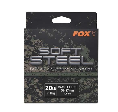 SOFT STEEL FLECK CAMO MONOFILAMENTO 0.37MM