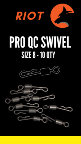 RIOT PRO QC SWIVEL SIZE 8 10UND