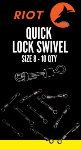 RIOT QUICK LOCK SWIVEL SIZE 8 10UND