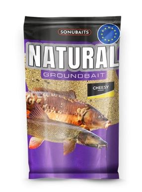 GROUNDBAIT NATURAL CHEESY 1KG