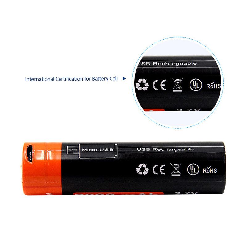 KDE BATERIA RECARGABLE MICRO USB AAA 1.5V - Carpfishingbarato CHIMBOMBO BATERIA RECARGABLE