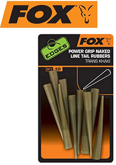 FOX EDGES POWER GRIP NAKED LINE TAIL RUBBER - Carpfishingbarato CHIMBOMBO CONOS