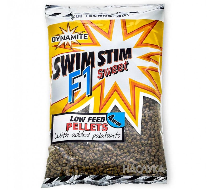 DYNAMITE SWIM STIM F1 SWEET PELLETS 4MM - Carpfishingbarato CHIMBOMBO PELLETS