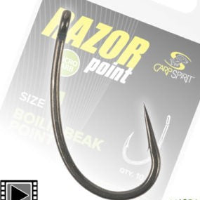 CARP SPIRIT RAZOR SHORT CURVE SHANK Nº4 - Carpfishingbarato CHIMBOMBO anzuelo