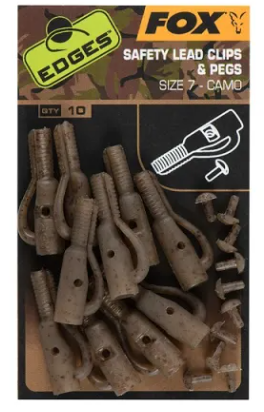 SAFETY LEAD CLIPS Y PEGS SIZE 7 CAMO