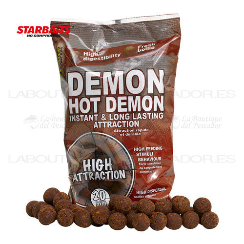 Boilies Starbaits Hot Demon 1Kg 20MM - Carpfishingbarato CHIMBOMBO BOILIES