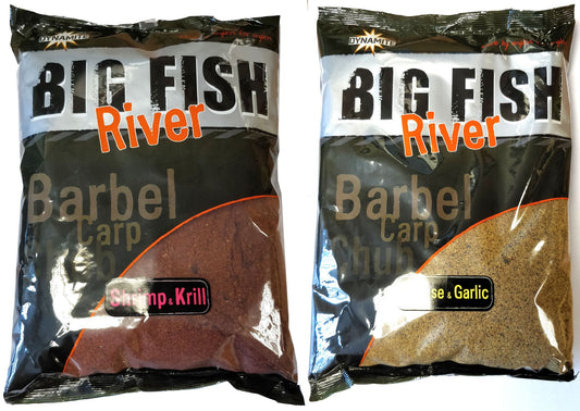 Dynamite Big Fish River Groundbait Shrimp and Krill 1,8kg - Carpfishingbarato CHIMBOMBO ENGODOS