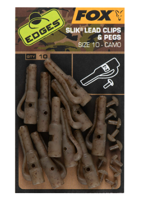 SLIK LEAD CLIPS Y PEGS SIZE 10 CAMO