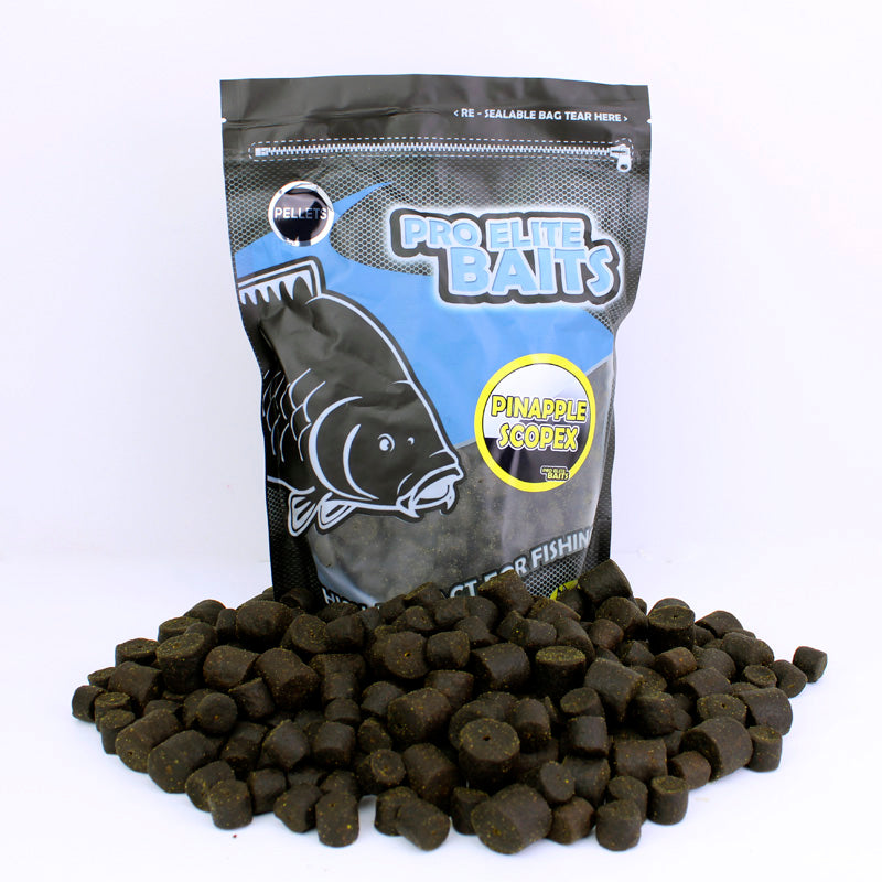 POISSON FENAG ATTRACTOR PELLETS 14/20MM PINEAPPLE SCOPEX - Carpfishingbarato CHIMBOMBO 