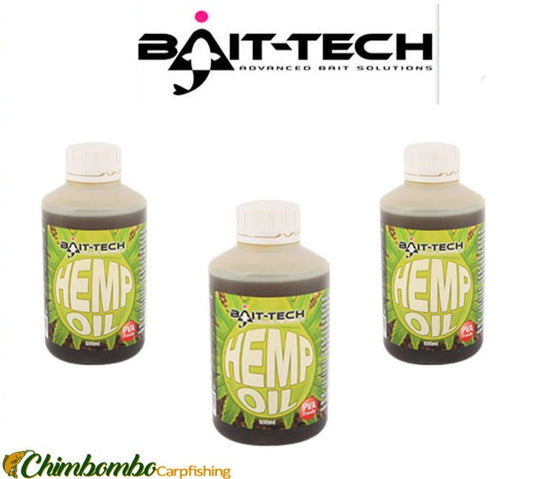 BAIT-TECH HEMP OIL 500ML - Carpfishingbarato CHIMBOMBO LIQUIDO OIL