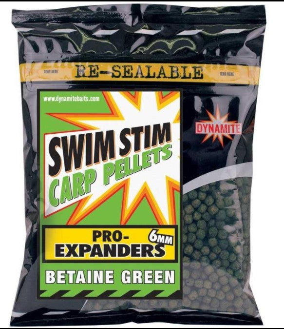 DYNAMITE SWIM STIM CARP PELLETS BETAINE 6 MM - Carpfishingbarato CHIMBOMBO PELLETS