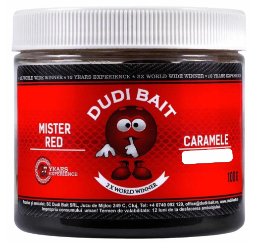 Dudi Baits Mister Red Super Hot Range Boilies Solubles Glug 20mm