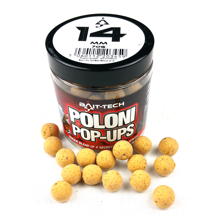 BAIT-TECH POLONI POP UPS 14MM - Carpfishingbarato CHIMBOMBO POP UPS