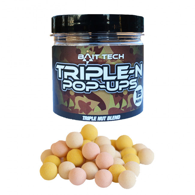 BAIT-TECH TRIPLE N POP UPS COLORED 15 MM - Carpfishingbarato CHIMBOMBO POP UPS