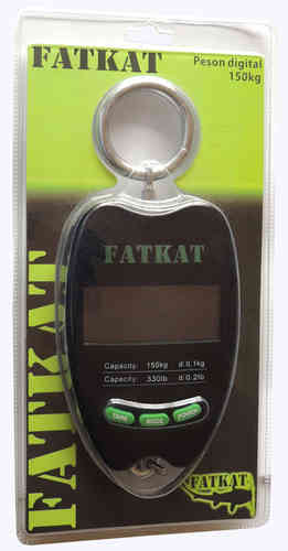 FATKAT PESON DIGITAL 150KG - Carpfishingbarato CHIMBOMBO BASCULA