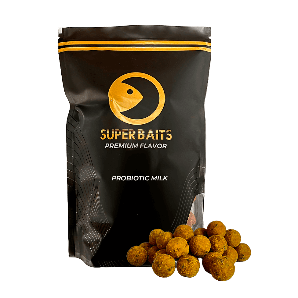 SUPERBAITS BOILIE PROBIOTIC MILK 20MM - Carpfishingbarato CHIMBOMBO BOILIES