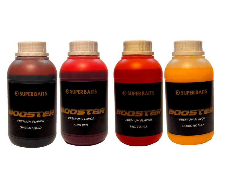 SUPERBAITS PREMIUM BOOSTER TASTY KRILL 500ML - Carpfishingbarato CHIMBOMBO LIQUIDO BOOSTER