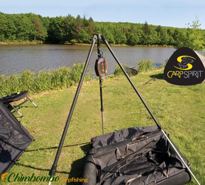 CARP SPIRIT TRIPODE SCALE - Carpfishingbarato CHIMBOMBO TRIPODE DE PESAJE