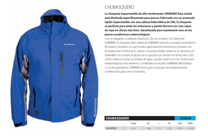 PETO + CHAQUETA SHIMANO OFERTA