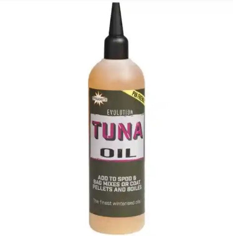 DYNAMITE EVOLUTION  OIL 300ML TUNA - Carpfishingbarato CHIMBOMBO LIQUIDO OIL